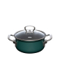 Preview: Casserole with glass lid, design TEAL