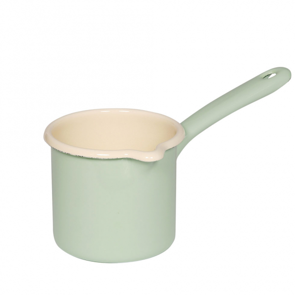 Milk pan with long handle, Pastel