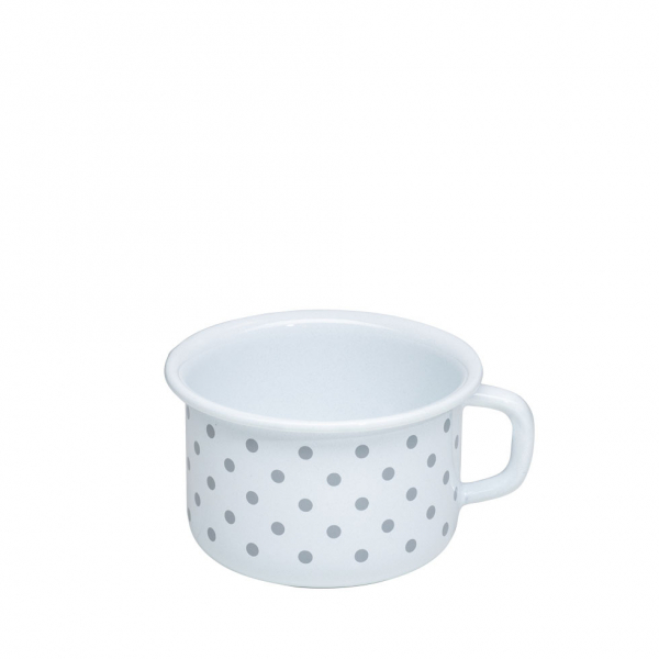 Coffee cup, Polka-dot grey