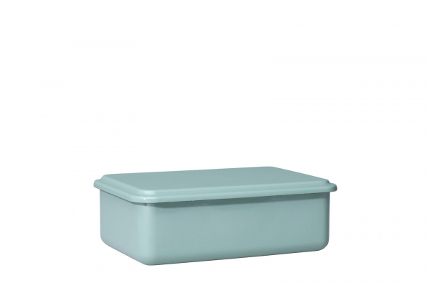 Food container with lid (medium/tall), sage green