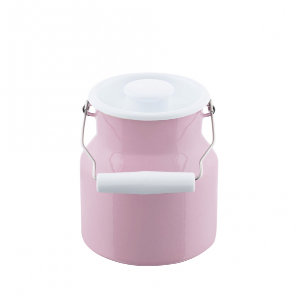 Milk can with lid, Pastel