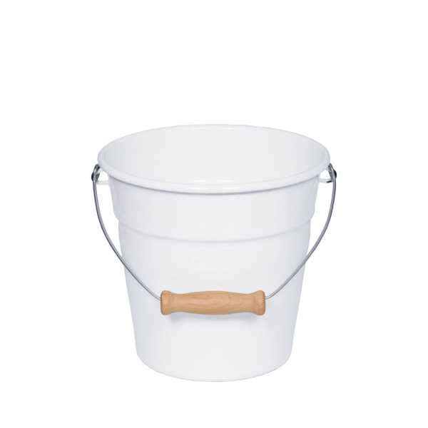 Mini bucket, Classic white