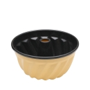 Gugelhupfform Design Goldgelb